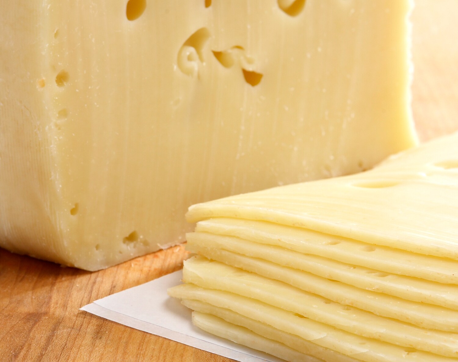 Finback Cheese Finlandia Light Swiss Cheese, Thin Sliced | FreshDirect