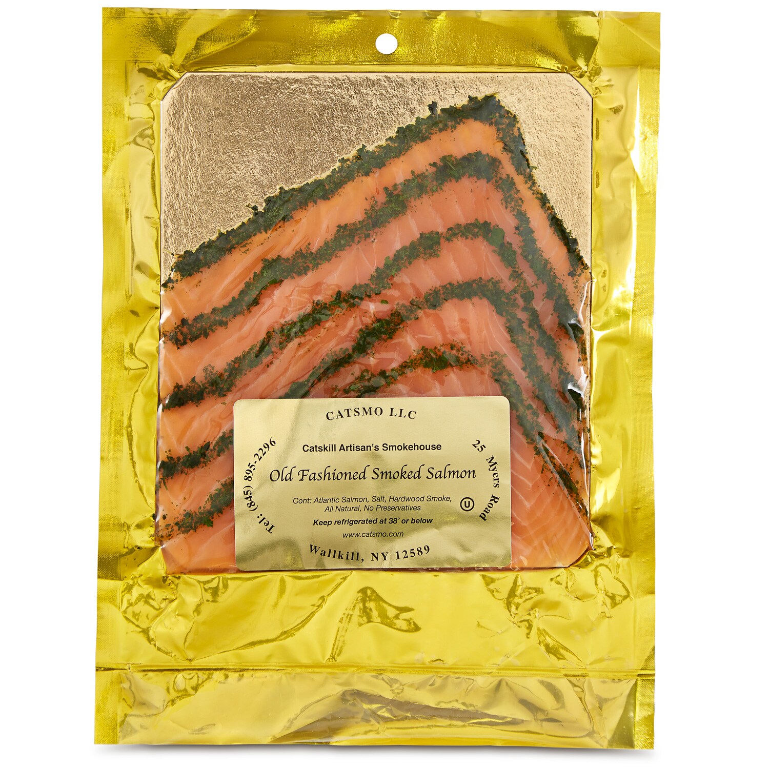 Catsmo Artisan Smokehouse Tequila-Cilantro Smoked Salmon