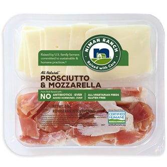 Niman Ranch Prosciutto and Mozzarella Snack Pack
