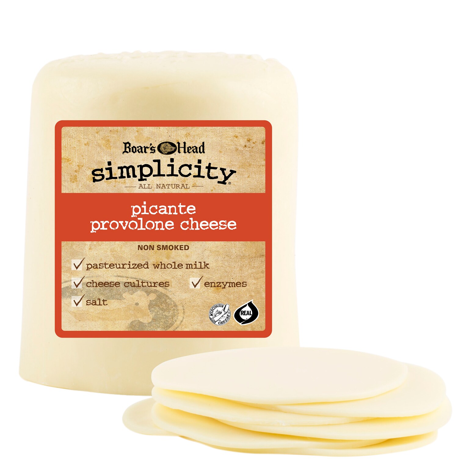 Boar's Head Simplicity All Natural Picante Provolone Cheese