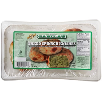 Gabilas Round Baked Spinach Knishes  , image 2 of 2 slides