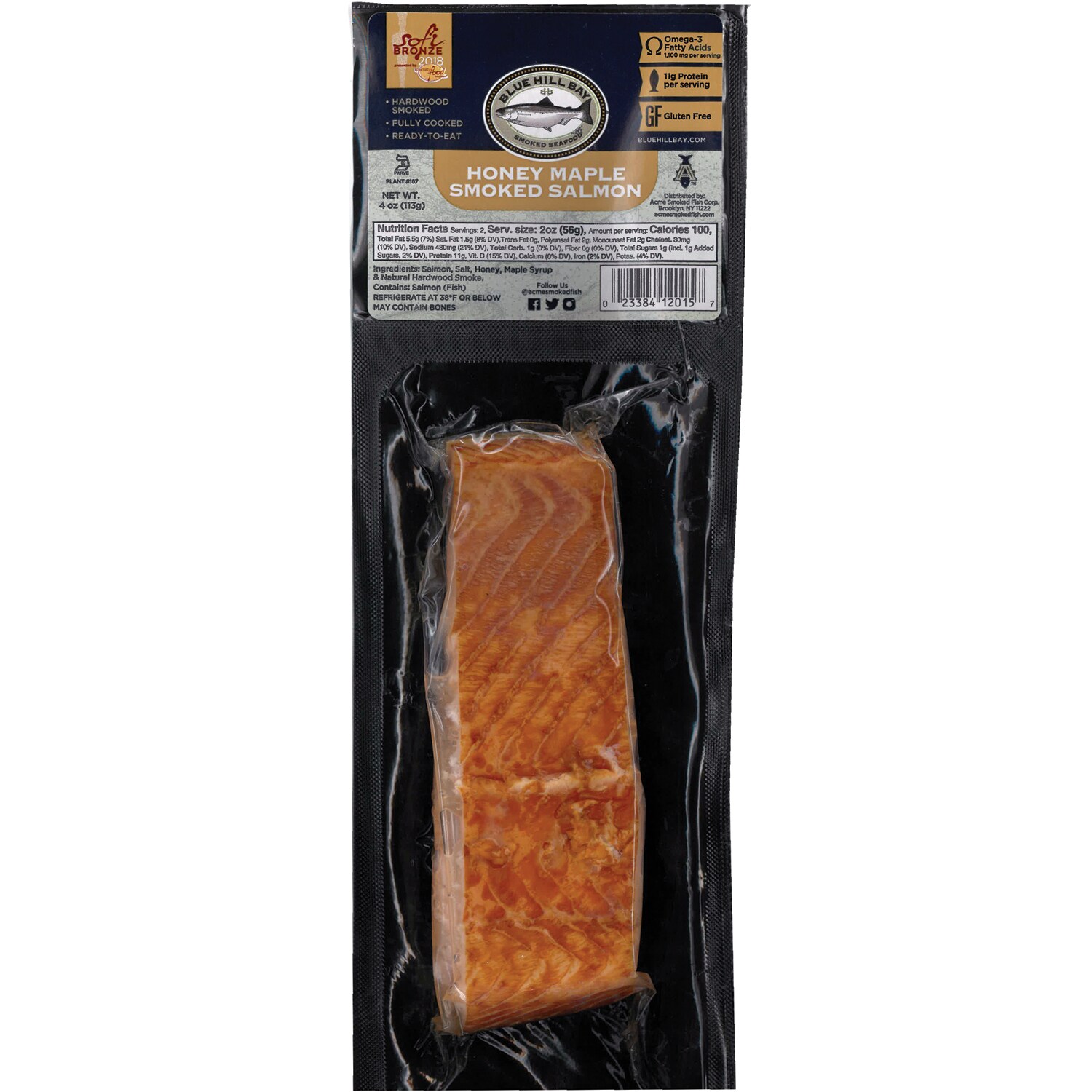 Blue Hill Bay Honey Maple Smoked Salmon