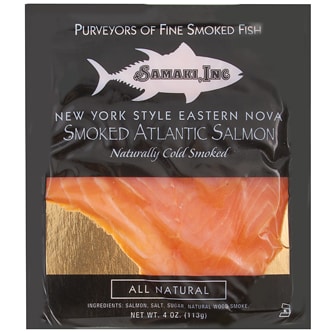 Samaki Traditionally Cured and Cold Smoked Eastern Nova Smoked Salmon