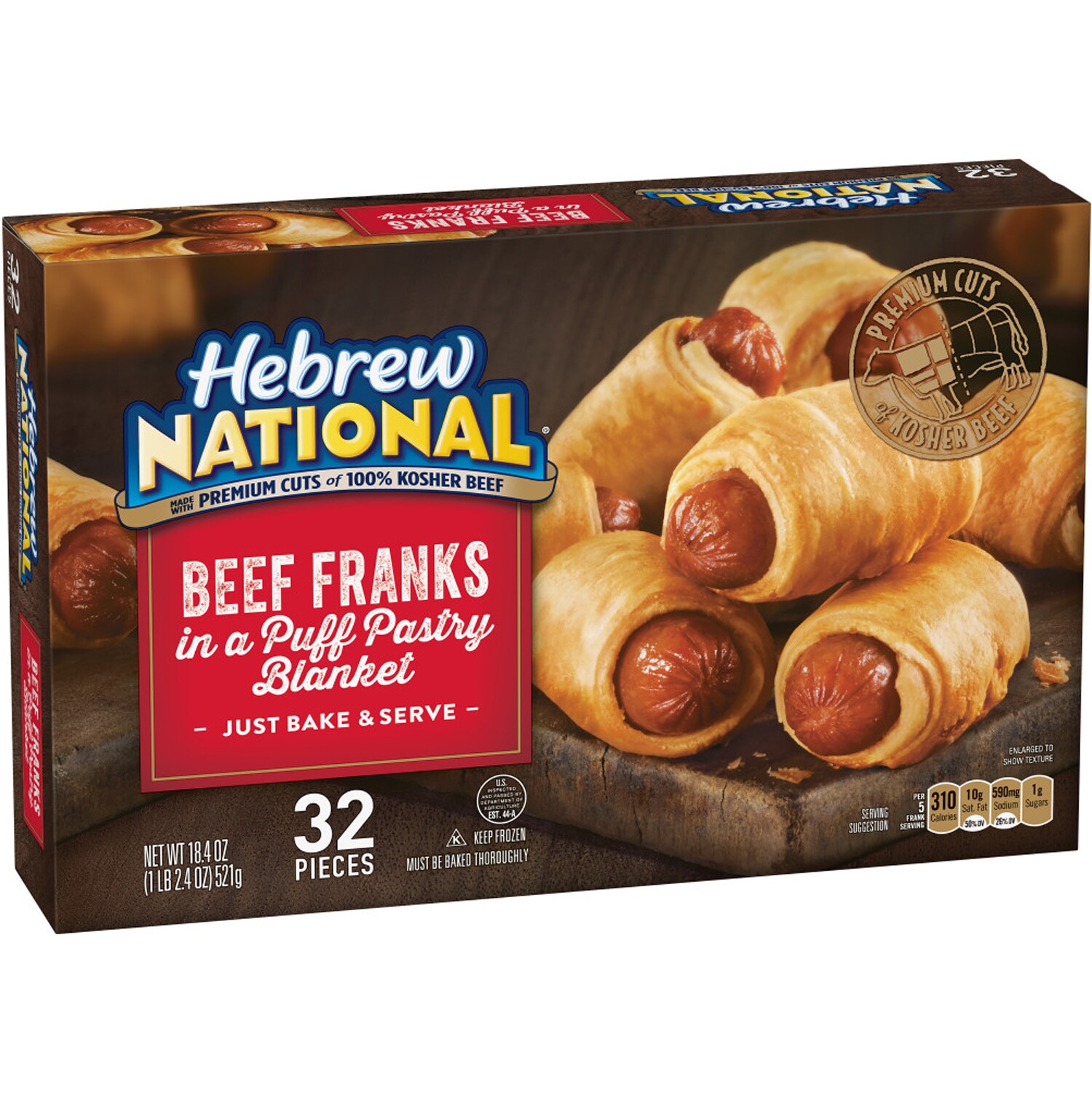 Order Hebrew National Beef Franks in a Blanket Fast Delivery