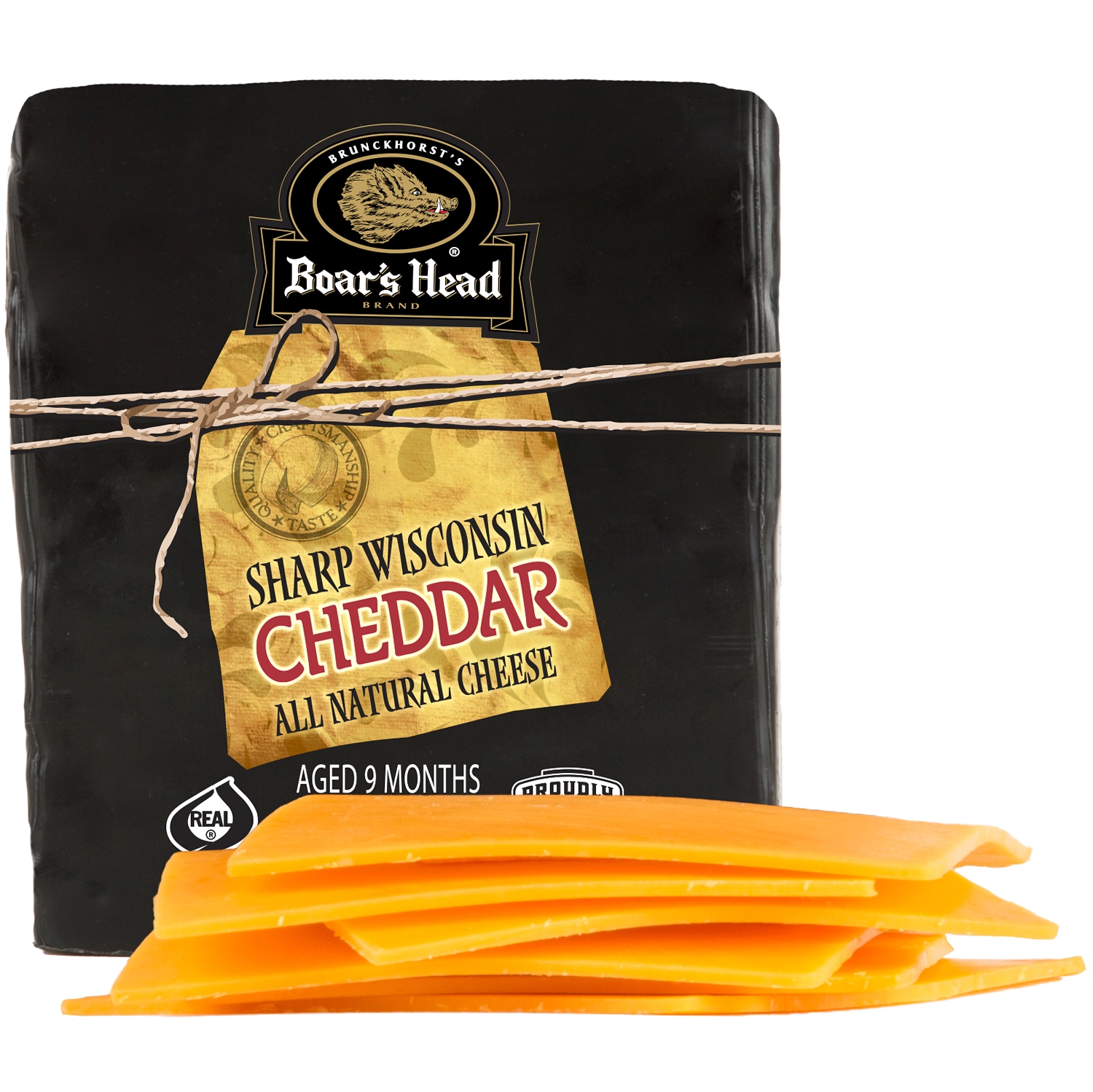 Boar's Head Black Wax Cheddar Cheese