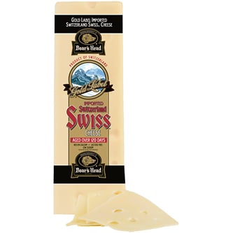 Boar's Head Gold Label Imported Switzerland Swiss Cheese