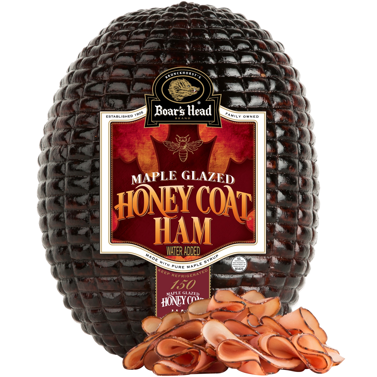 Boar's Head Maple Glazed Honey Coat Ham