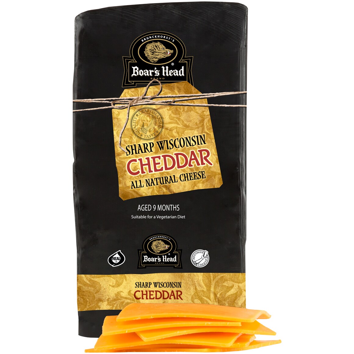Boar's Head Black Wax Cheddar Cheese