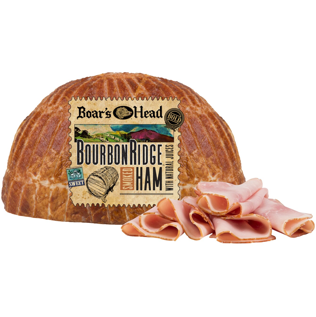 Boar's Head Bold BourbonRidge Smoked Uncured Ham