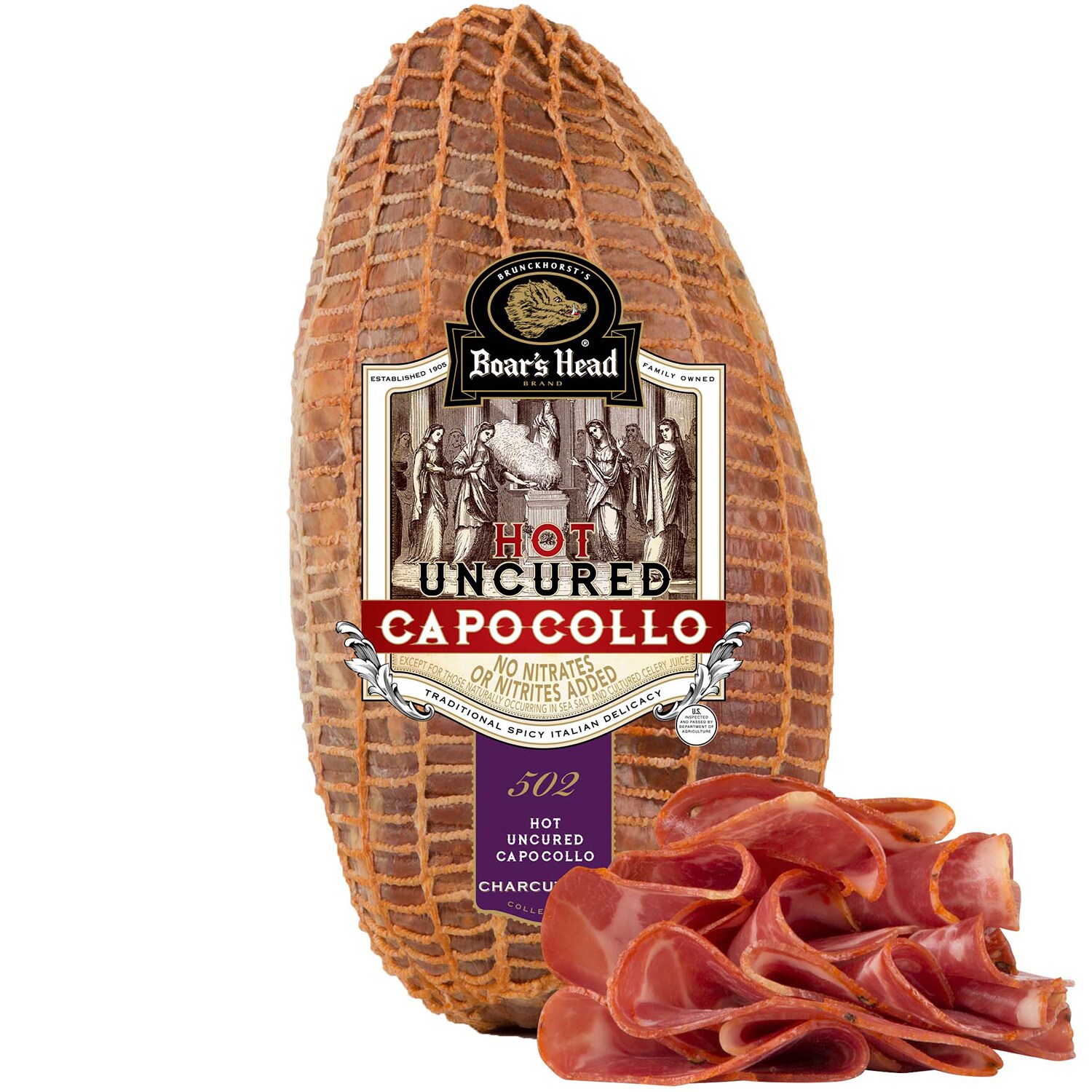 Boar's Head Hot Uncured Capocollo
