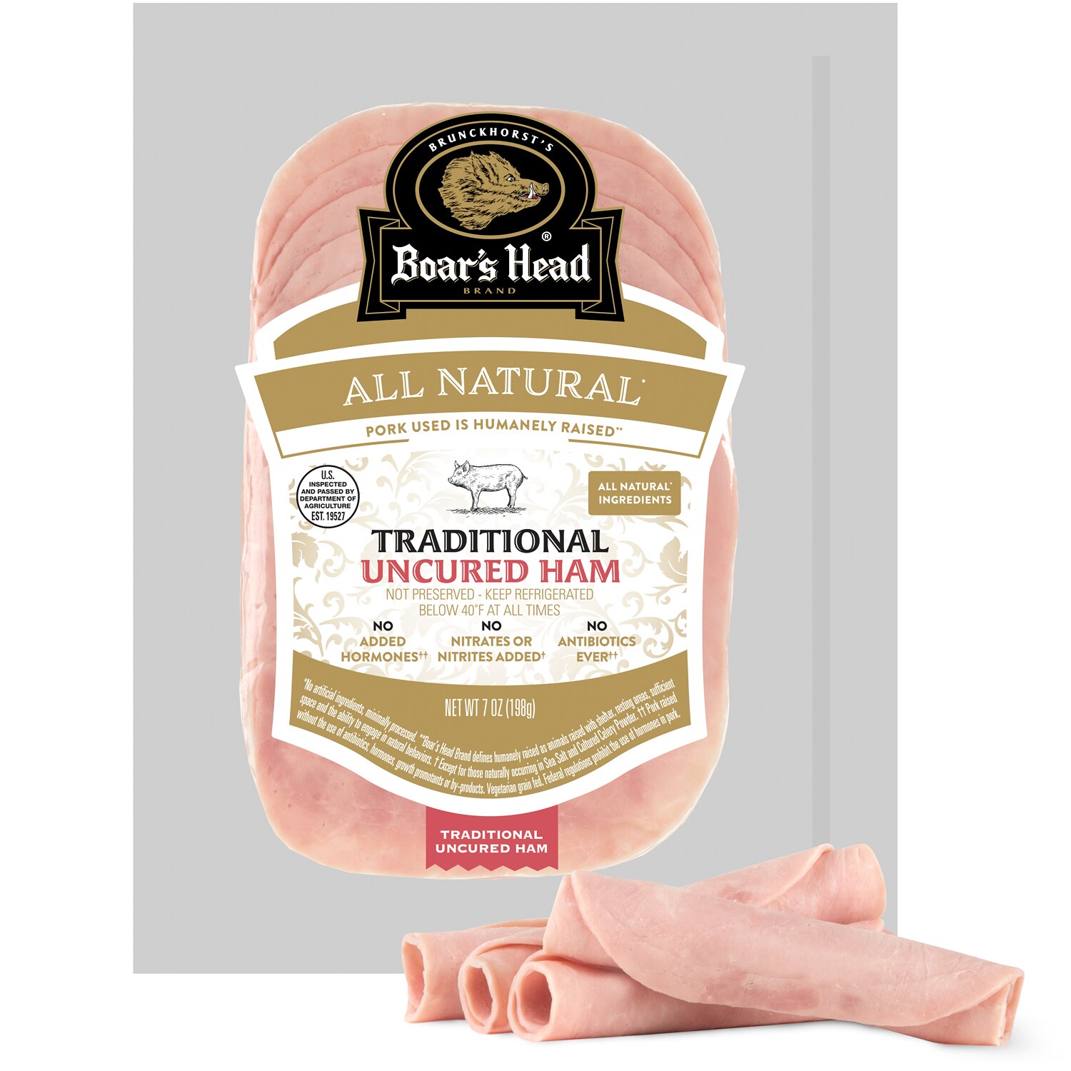 Boar's Head All-Natural Traditional Uncured Ham 