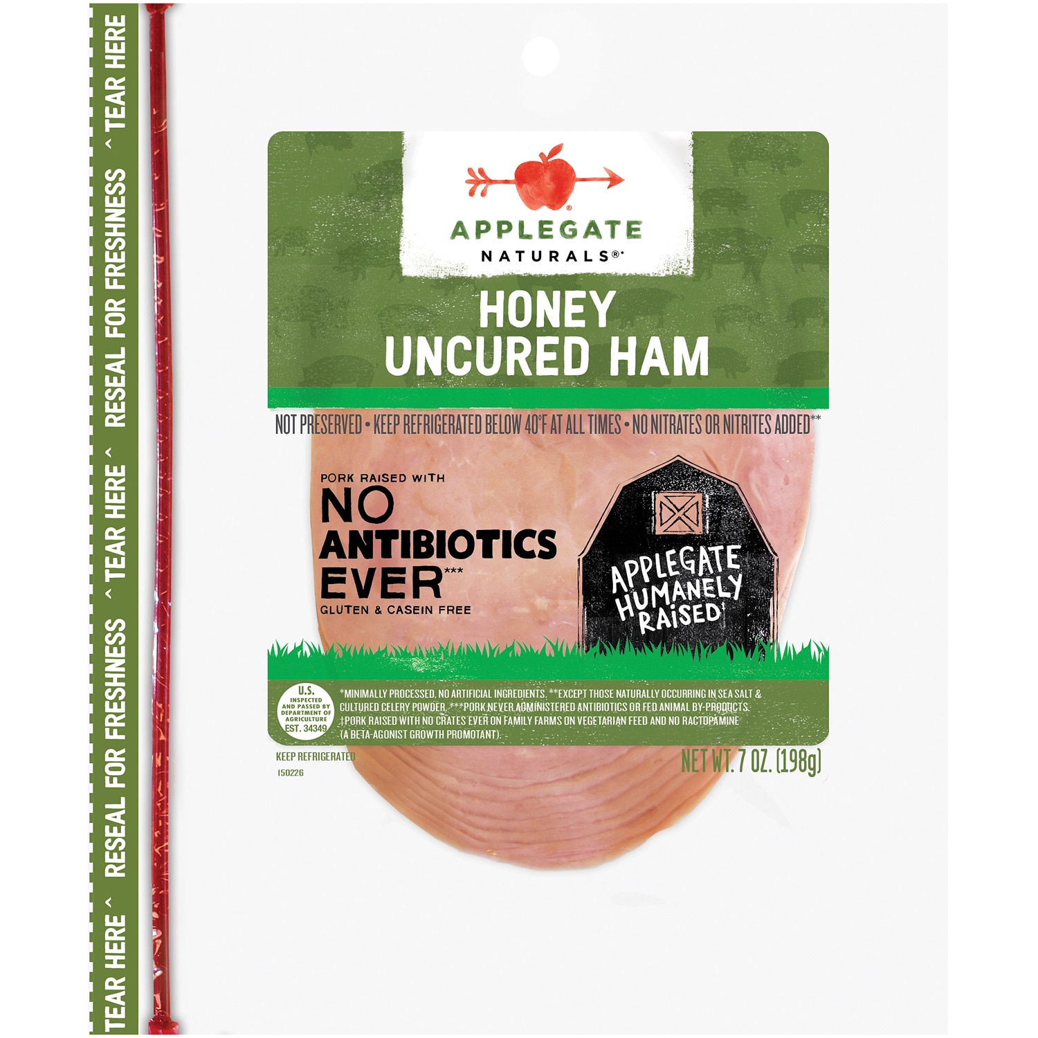 Applegate Naturals Uncured Honey Ham