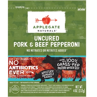 Applegate Naturals Uncured Pork & Beef Pepperoni