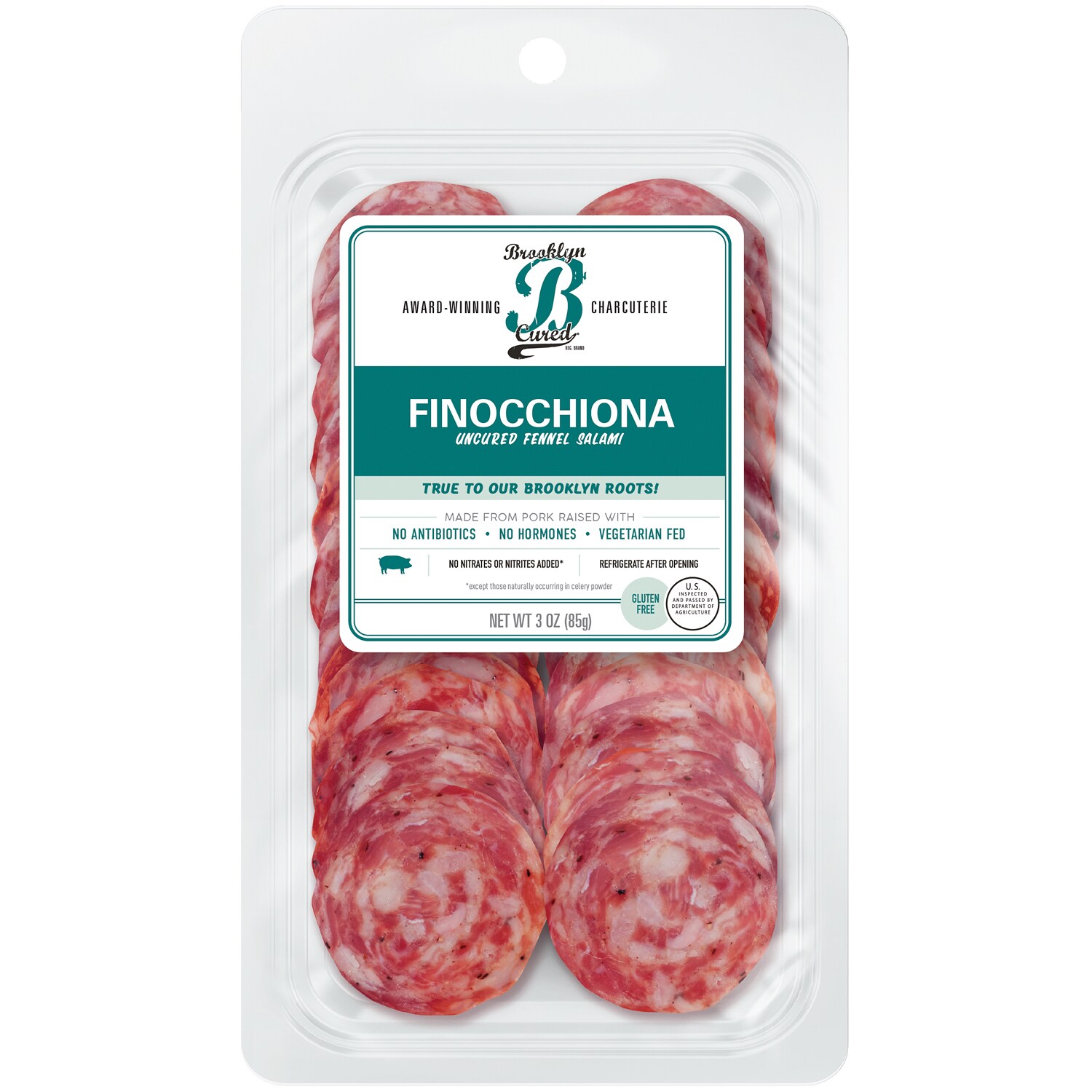 Brooklyn Cured Uncured Finocchiona, Pre-Sliced