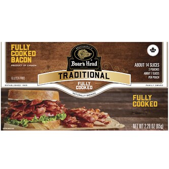 Boar's Head Fully Cooked Naturally Smoked Bacon