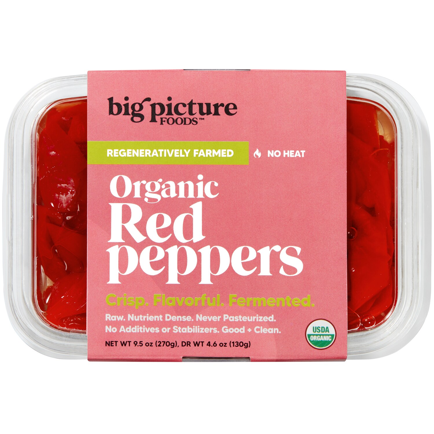 Big Picture Foods Organic Red Peppers