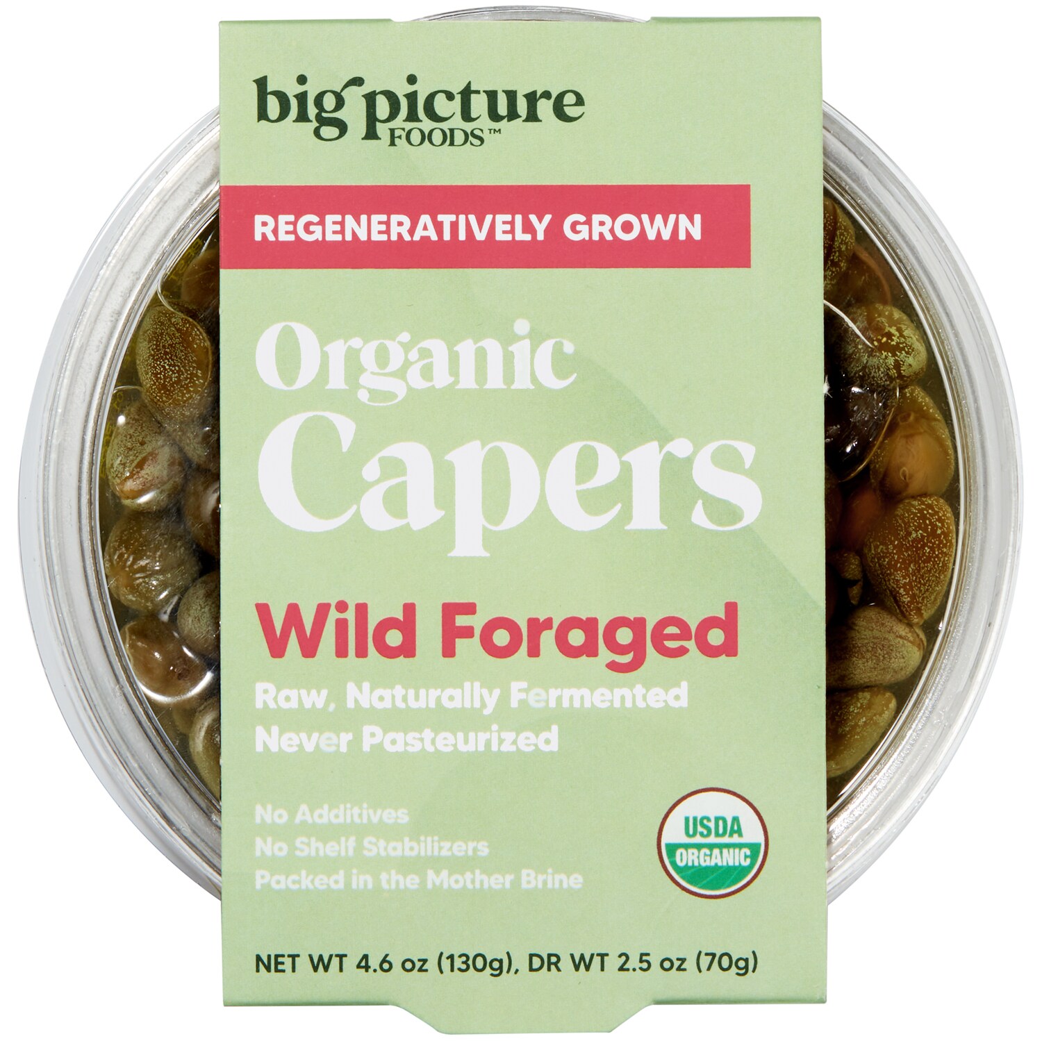 Big Picture Foods Organic Wild Foraged Capers