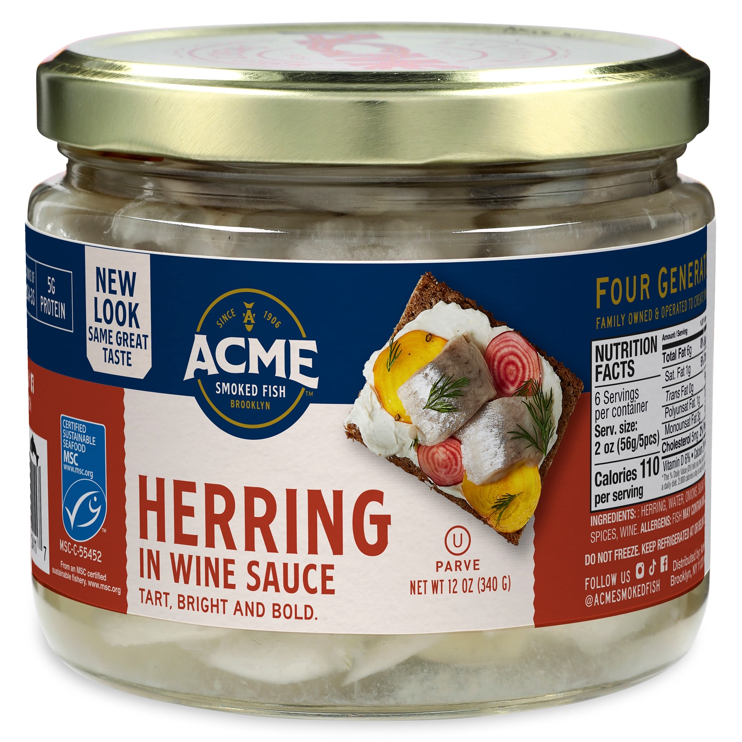 Acme Herring in Wine Sauce FreshDirect