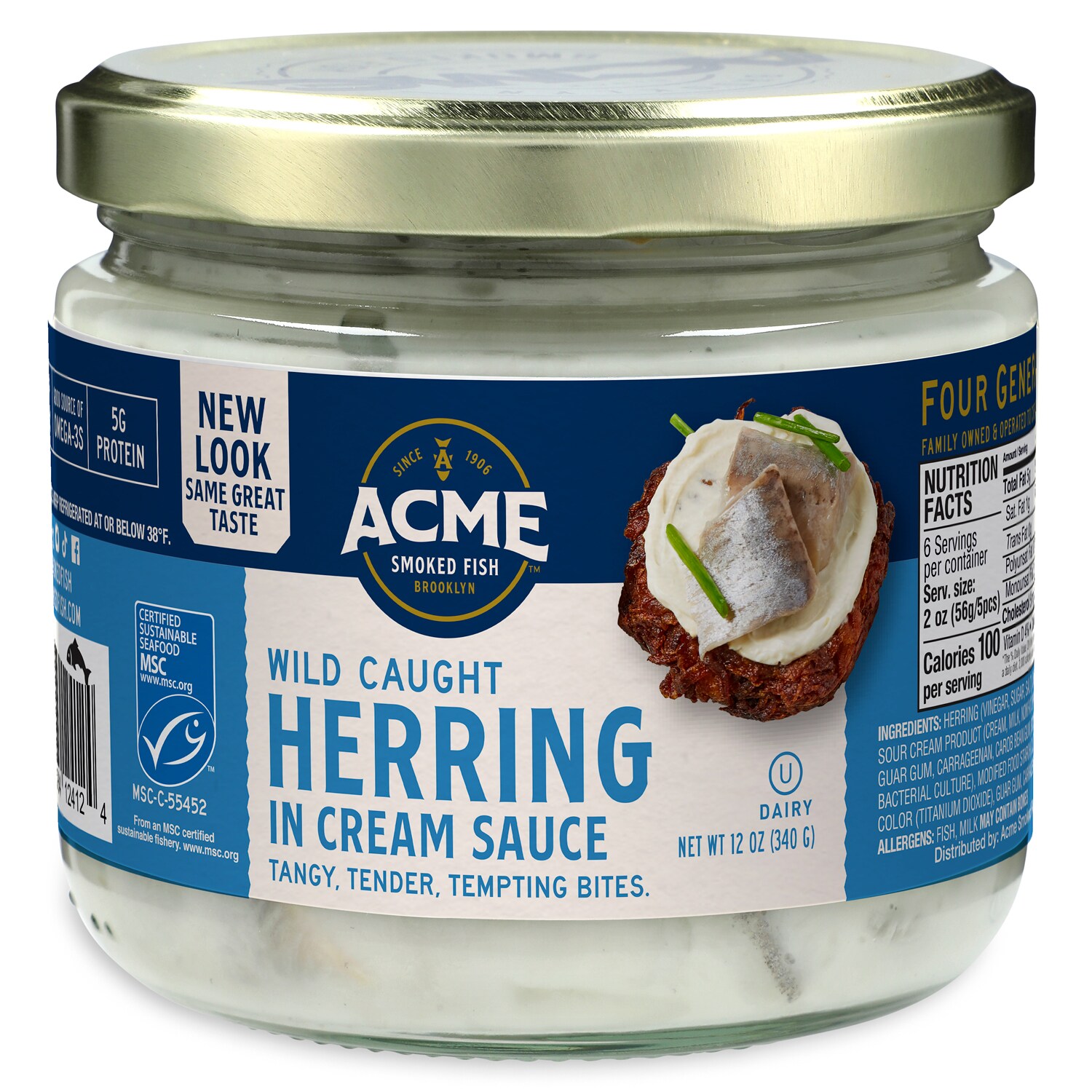 Acme Herring in Cream Sauce FreshDirect