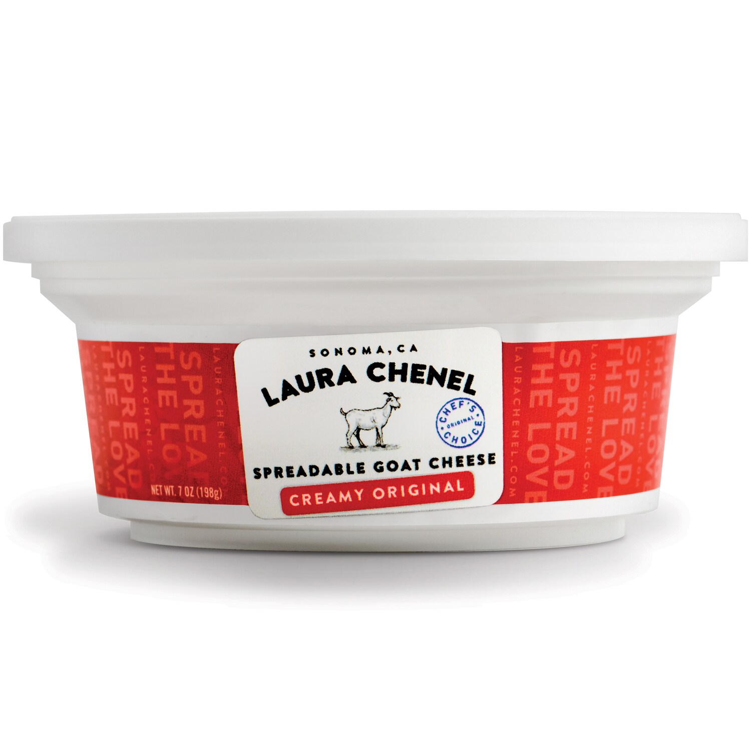 Laura Chenel Spreadable Goat Cheese, Creamy Original