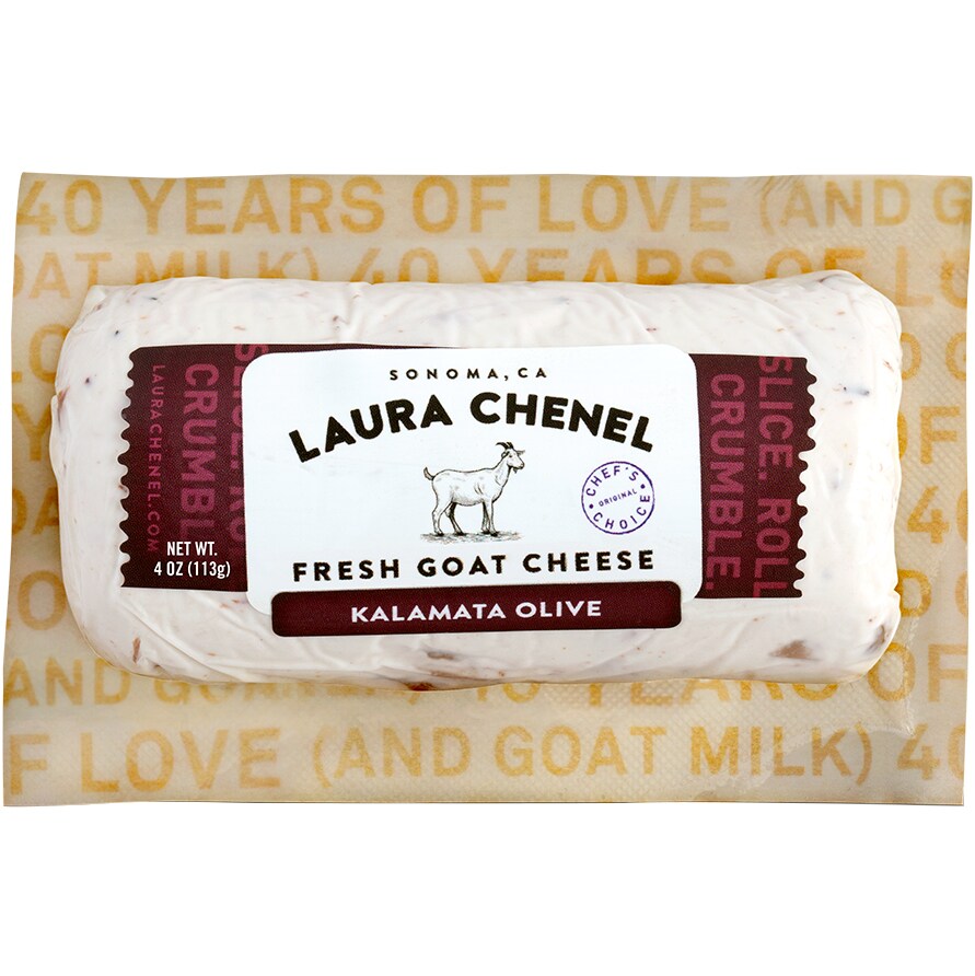 Laura Chenel Fresh Goat Cheese, Kalamata Olive