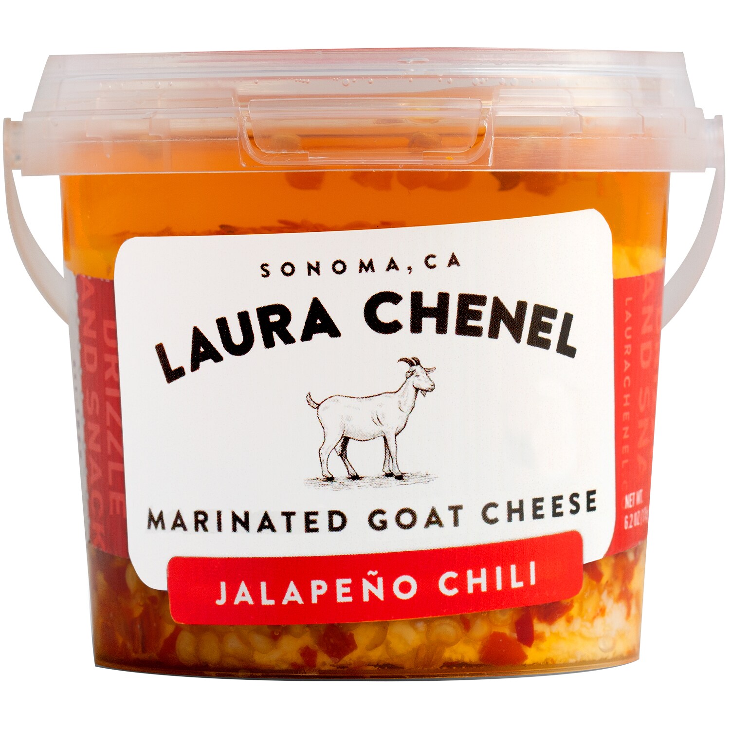 Laura Chenel Marinated Goat Cheese, Jalapeño Chili
