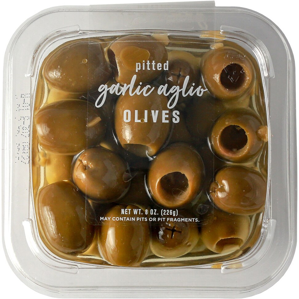 Delallo Pitted Garlic Aglio Olives