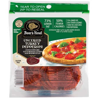 Boar's Head Sliced Turkey Pepperoni