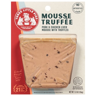 Three Little Pigs Pork & Chicken Liver Mousse with Truffles