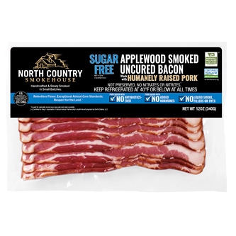 North Country Smokehouse Sugar Free Applewood Smoked Uncured Bacon