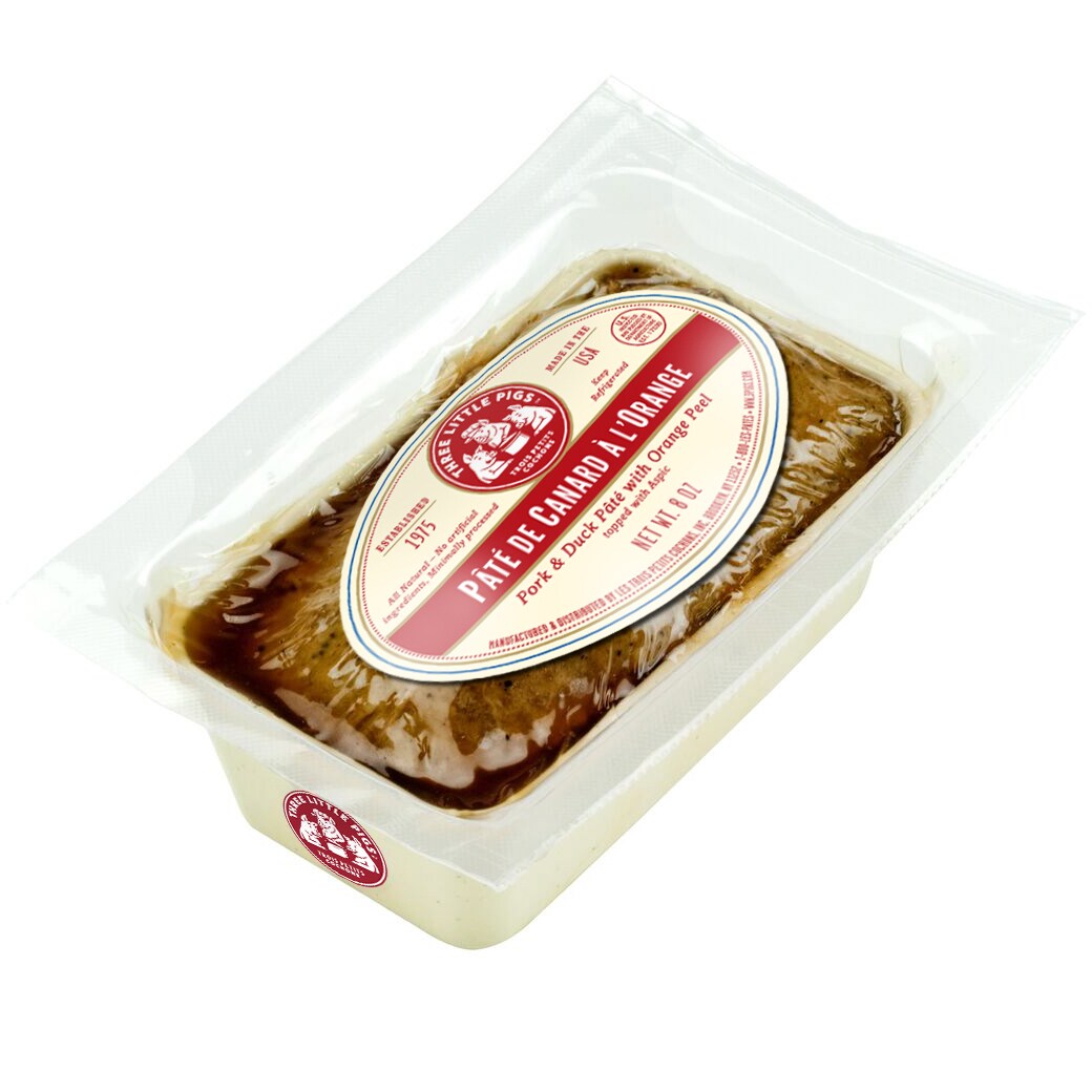Three Little Pigs Pork & Duck Pâté with Orange Peel