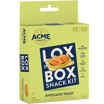 Acme Lox in a Box Snack Kit, Avocado Toast