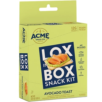 Acme Lox in a Box Snack Kit, Avocado Toast