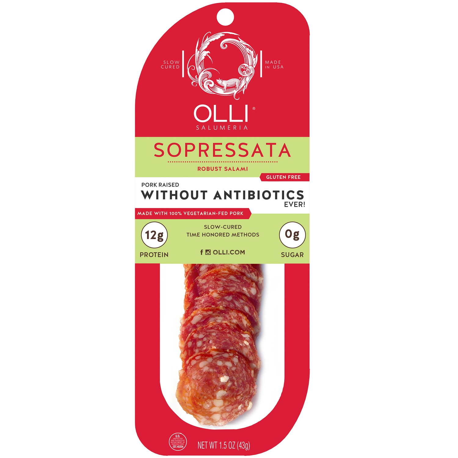 Olli Salumeria Sliced Sopressata