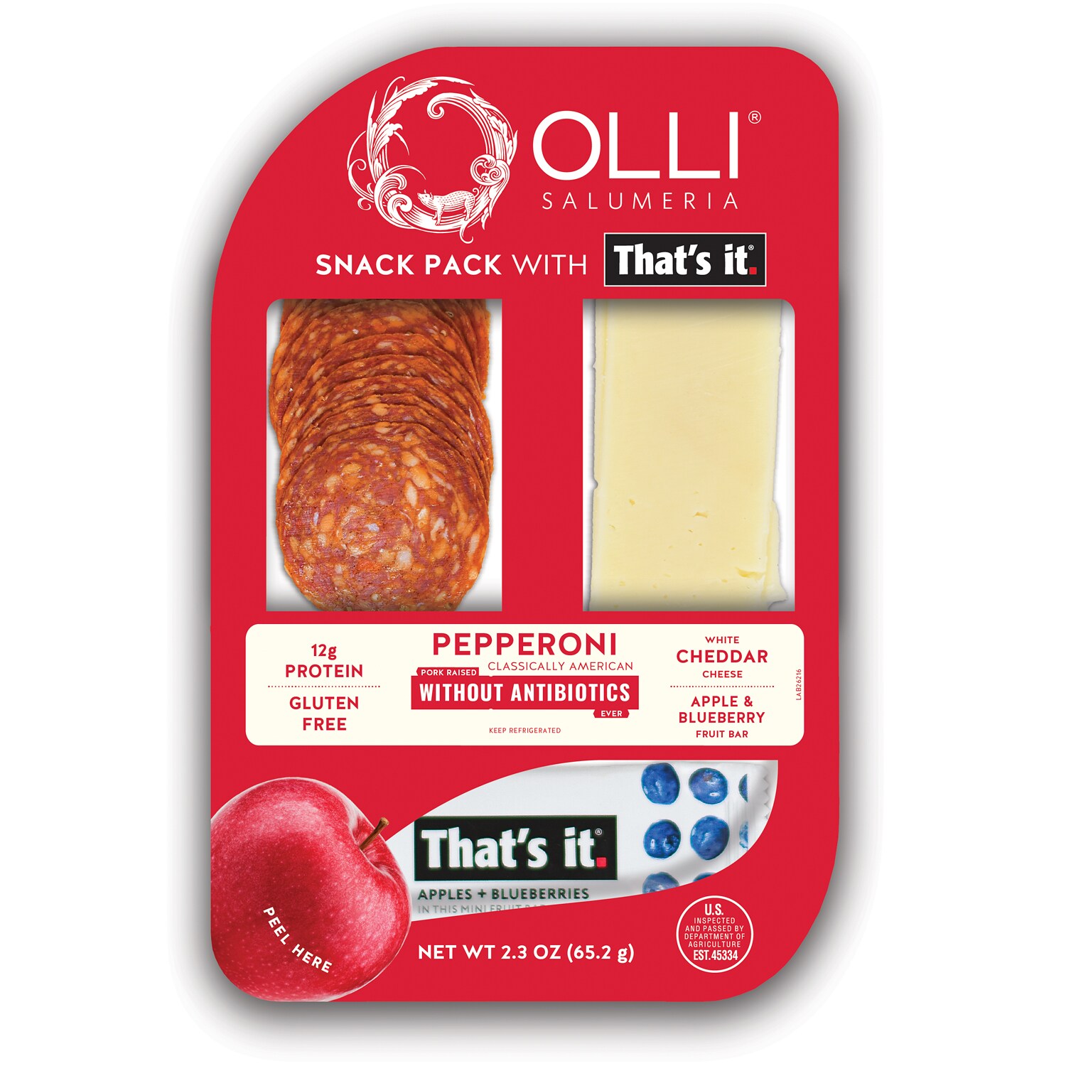 Olli Salumeria That's It Snack Pack, Pepperoni