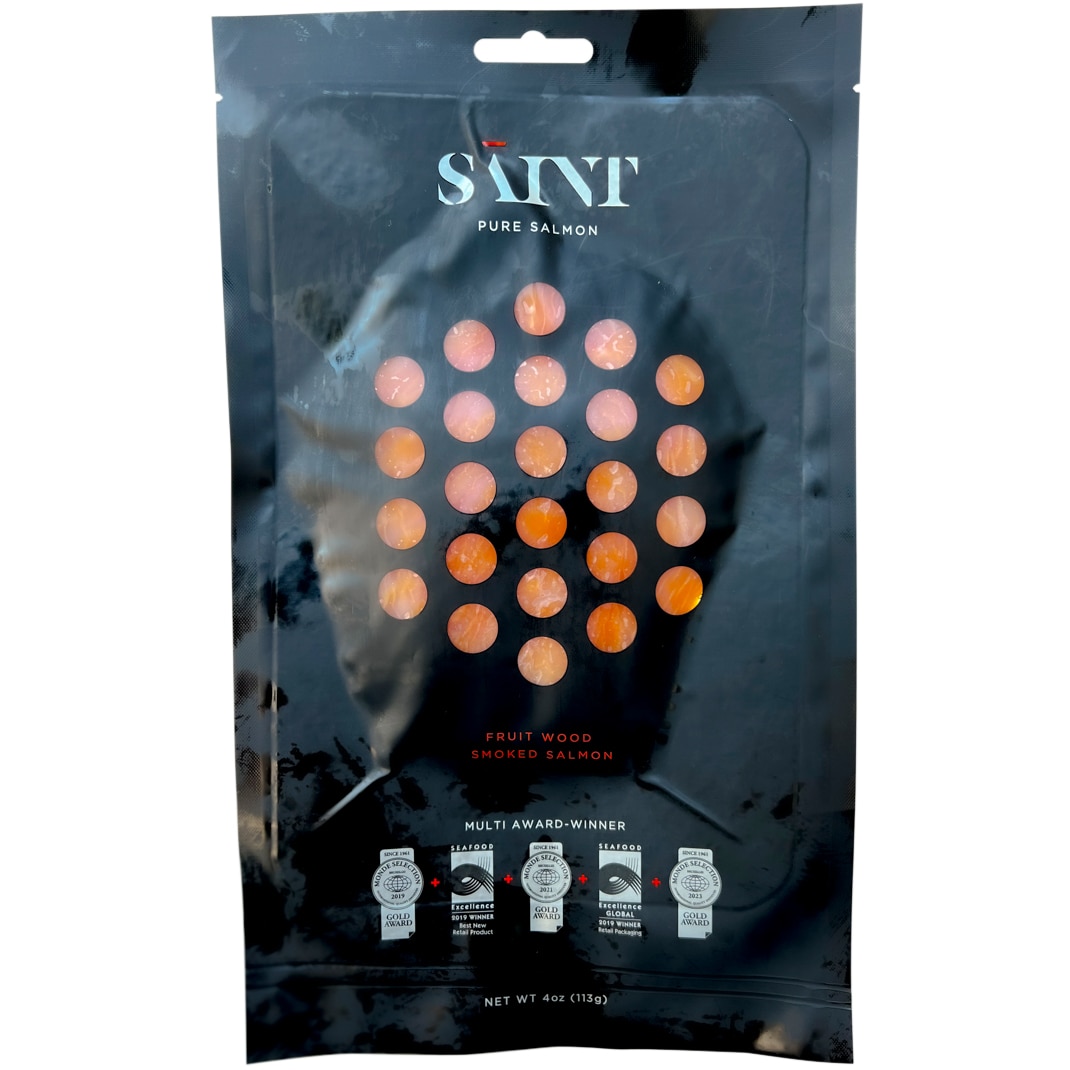 St. James Smokehouse SAINT Citrus Wood Smoked Salmon 