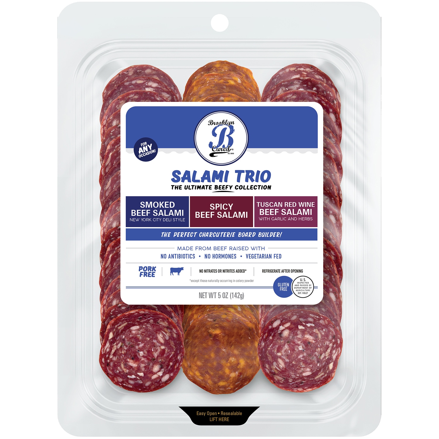 Brooklyn Cured Beef Salami Trio