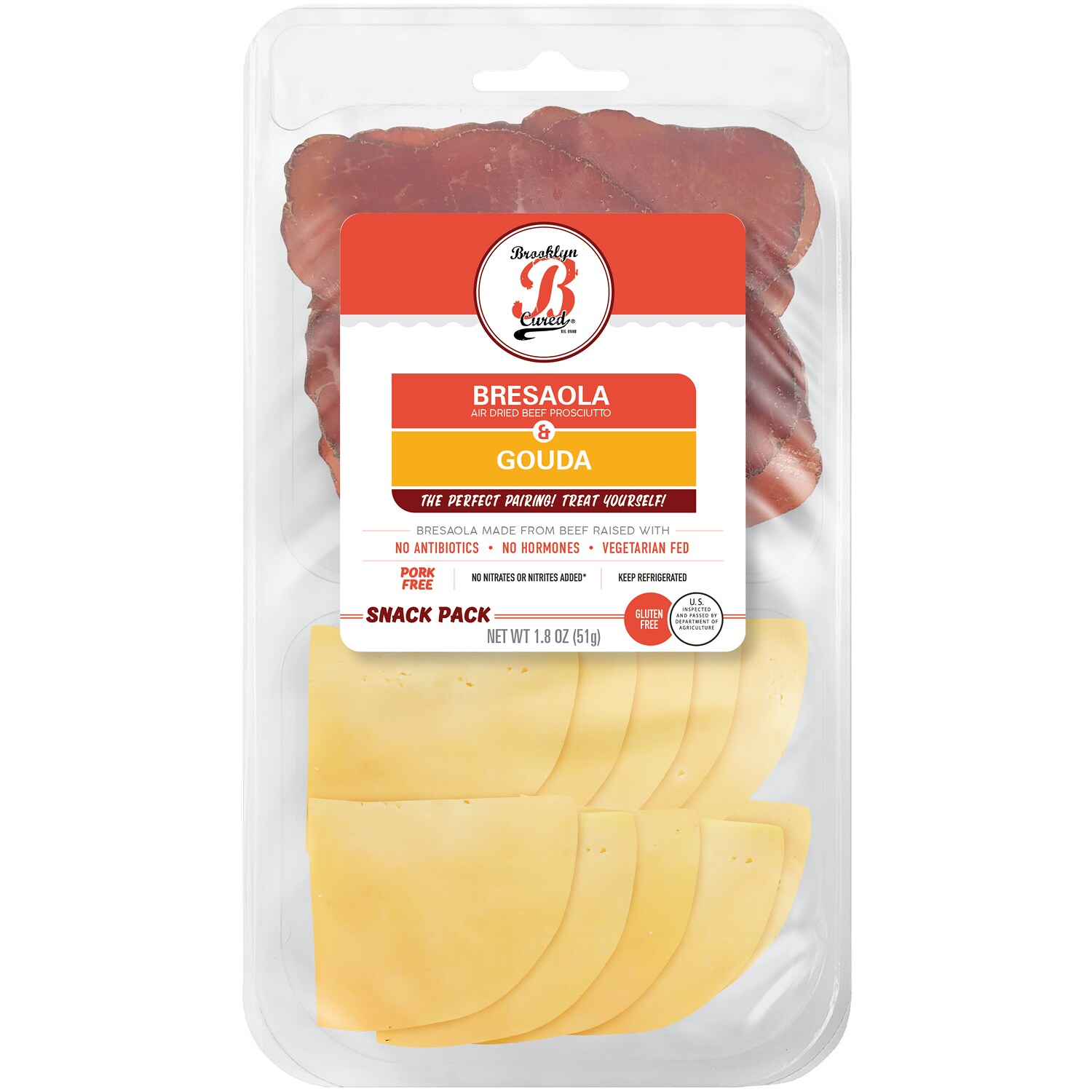 Brooklyn Cured Bresaola Gouda Snack Package