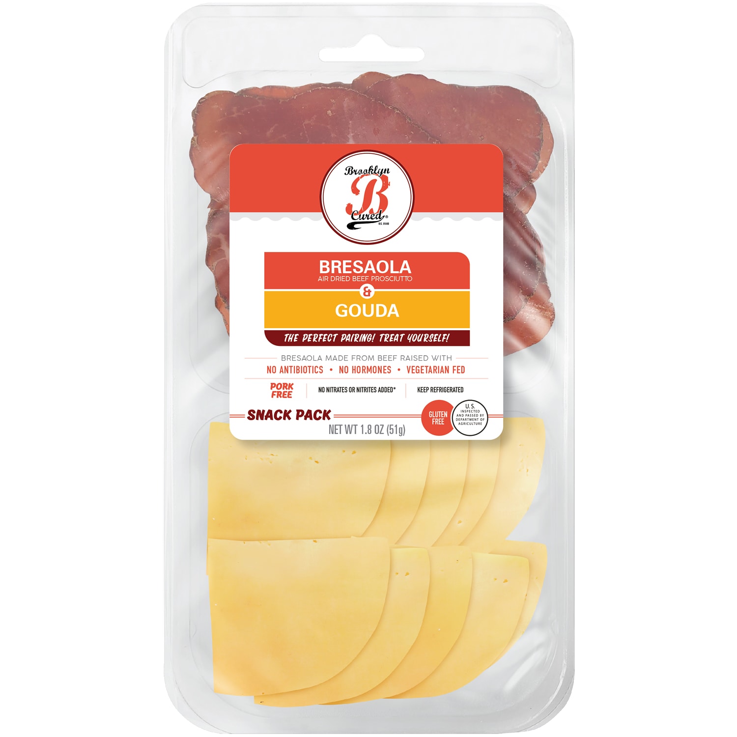 Brooklyn Cured Bresaola Gouda Snack Package