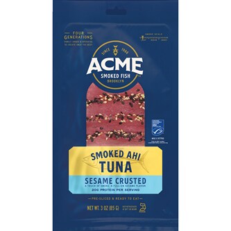 Acme Sesame Crusted Smoked Ahi Tuna