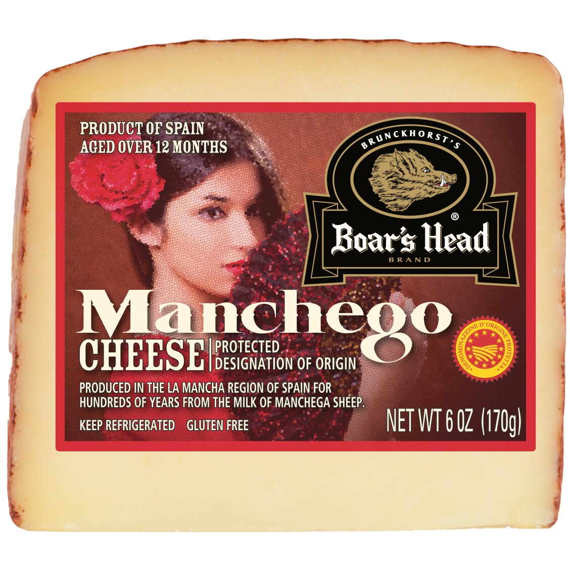 Boar's Head Manchego Cheese, Aged over 12 months