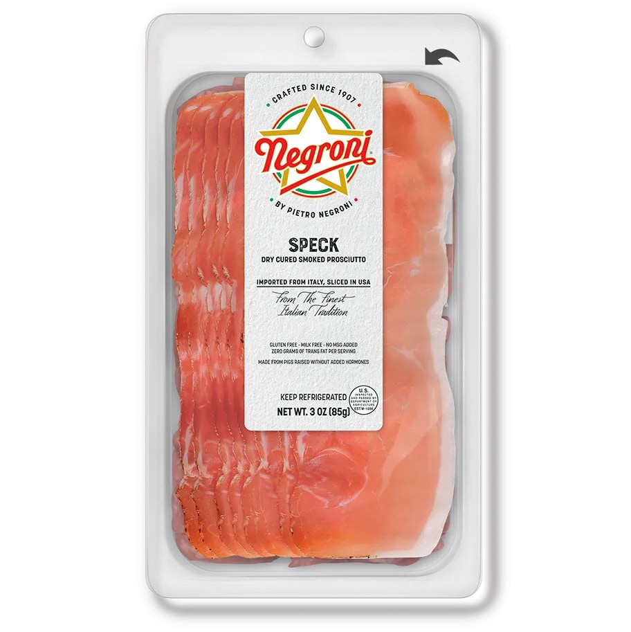 Negroni Speck, Dry Cured Smoked Prosciutto