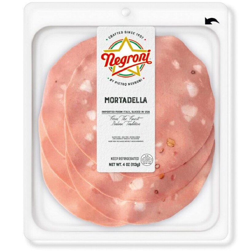 Negroni Mortadella with Pistachios 