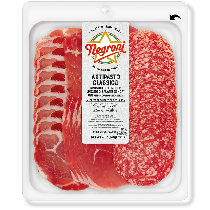 Negroni Antipasto Classico, (Prosciutto, Salame & Coppa)