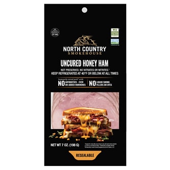 North Country Smokehouse Uncured Sliced Deli Honey Ham 