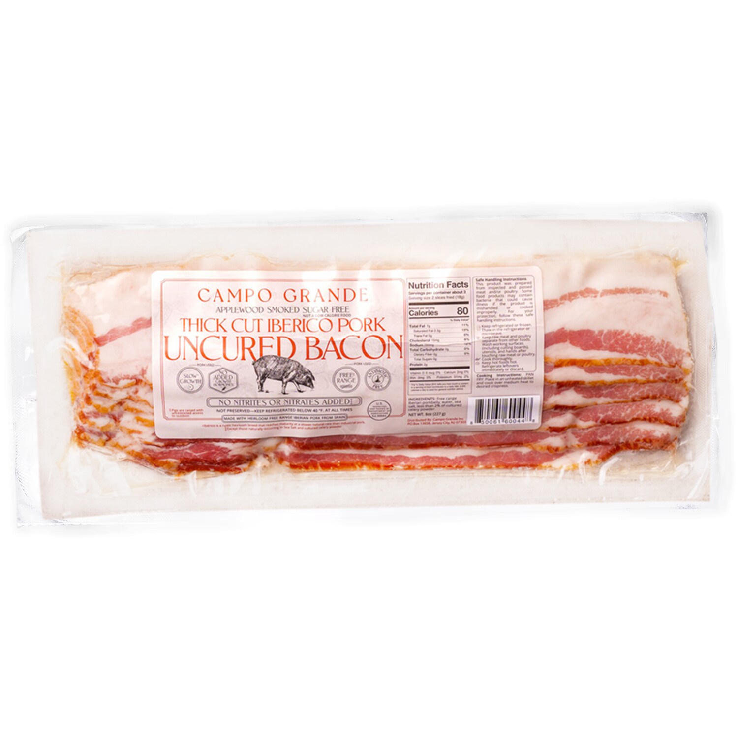 Campo Grande Thick Cut Ibérico Pork Uncured Bacon