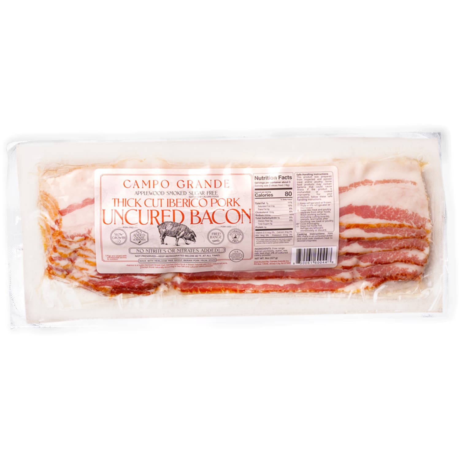 Campo Grande Ibérico Pork Uncured Bacon