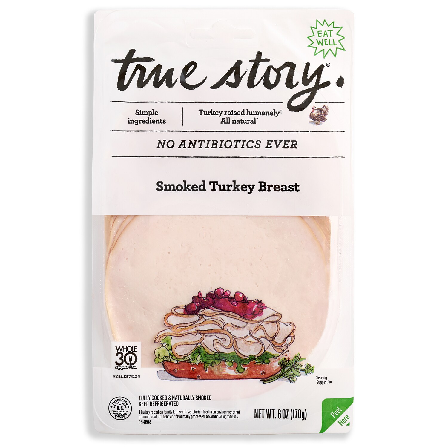 True Story Foods Smoked Turkey 