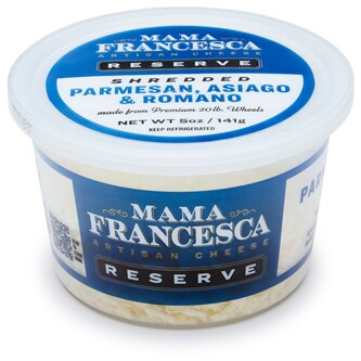 Artisan Cheese Reserve Shredded Parmesan,Asiago, & Romano