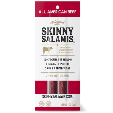 Skinny Salamis All American Beef Salamis